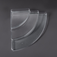 Органайзер для хранения, 3 секции, 26 &times; 26 &times; 10 см, цвет прозрачный