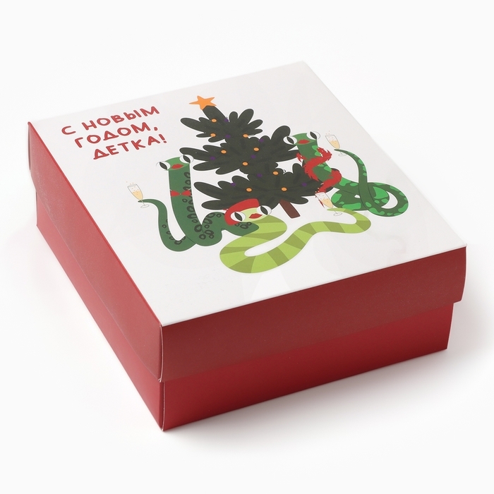 Подарочный набор термос и носки 3 пары KAFTAN Подарочный набор термос и носки 3 пары KAFTAN "С новым годом детка", р.36-39