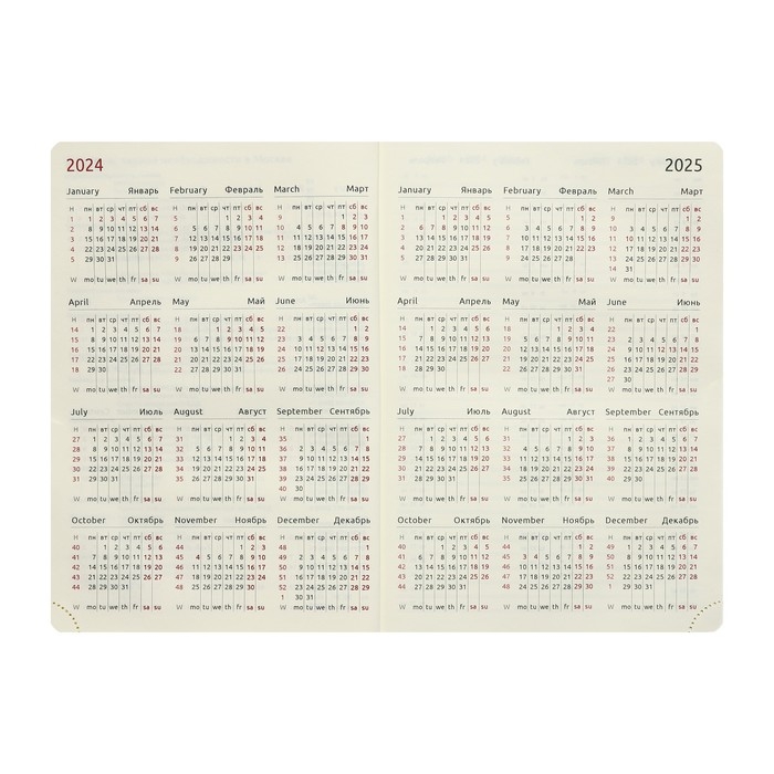 Ежедневник датированный 2024 A5 176 листов, deVENTE.I Love Cat, твёрдая обложка из искусственной кожи, тиснение фольгой, ляссе, кремовый блок 70 г/м2, мятный