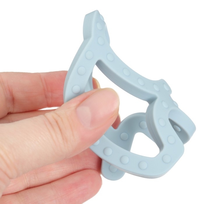 Прорезыватель силиконовый «Слоник», цвет синий, Mum&Baby Прорезыватель силиконовый «Слоник», цвет синий, Mum&Baby