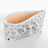 Косметичка-раскраска "Волшебные друзья", 20 х 10 х 5 см Косметичка-раскраска "Волшебные друзья", 20 х 10 х 5 см