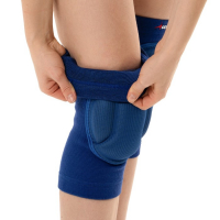 Наколенники волейбольные ONLYTOP, р. L, цвет синий Наколенники волейбольные ONLYTOP, р. L, цвет синий