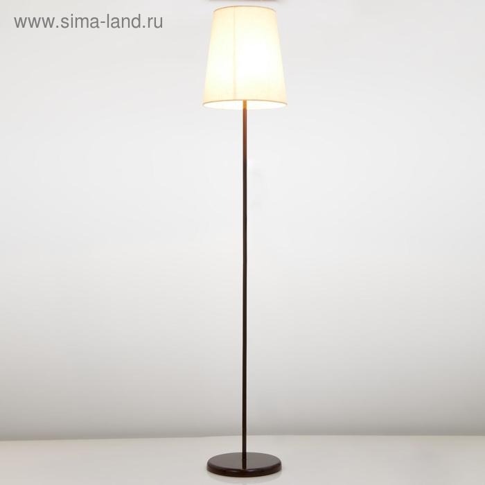 Торшер 6601 1х15Вт Е27 коричневый