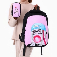 Рюкзак школьный, эргономичная спинка  &laquo;1 сентября: Girl&raquo; 39x32x14 см