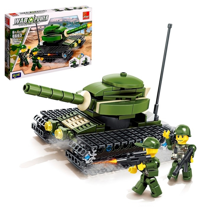 Конструктор 4 в 1 Военные &laquo;Современная техника&raquo;, 4 вида МИКС