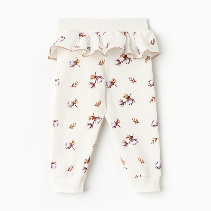 Штанишки детские, цвет белый, рост 86 см