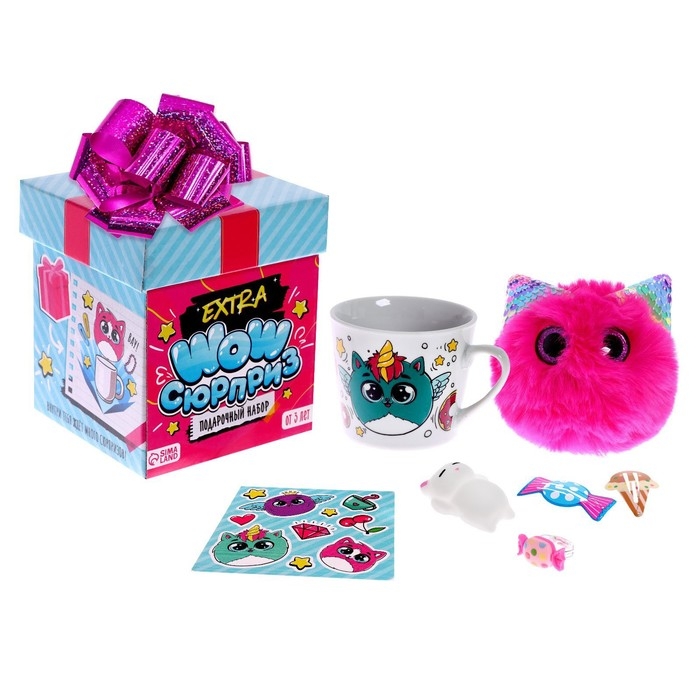 Подарочный набор с кружкой EXTRA &laquo;Wow-сюрприз&raquo;