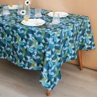 Скатерть Этель "Папоротник" 149х180 см, 80% хл, 20% пэ, сатин 110 г/м2