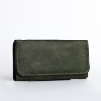 Кошелёк женский на кнопке, цвет зелёный Кошелёк женский на кнопке, цвет зелёный