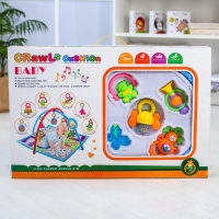 Развивающий коврик с дугами &laquo;Слоник&raquo; 6 элем.без музыки, р-р 85х85х0,5 см.