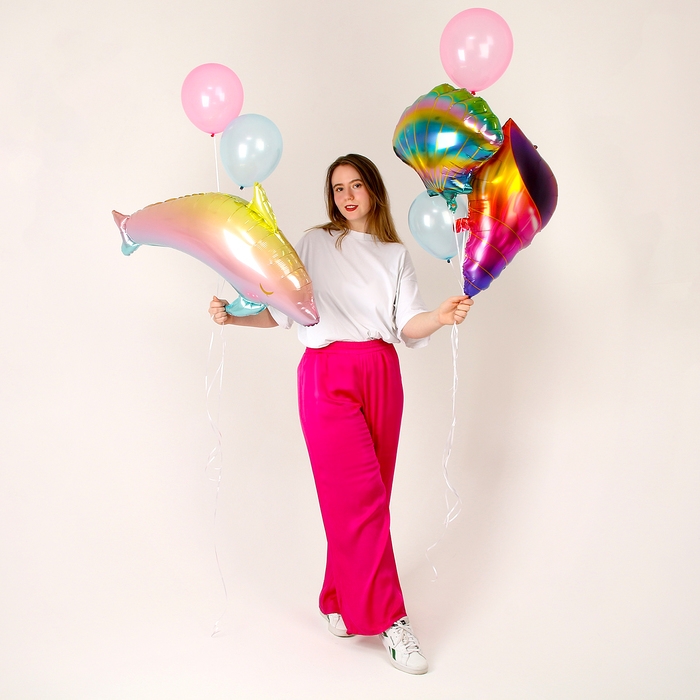 Набор шаров &laquo;Море. Градиент&raquo;, латекс, фольга, набор 7 шт.