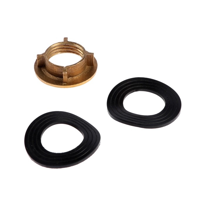 Кран водоразборный Кран водоразборный "ЦС-СМ" ЭМ900001, белый маховик, хром