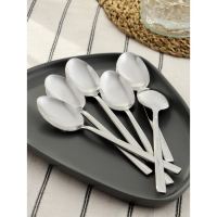 Ложка столовая из нержавеющей стали Magistro Gamburg, длина 20 см, толщина 4 мм, цвет серебряный Ложка столовая из нержавеющей стали Magistro Gamburg, длина 20 см, толщина 4 мм, цвет серебряный