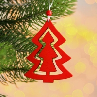 Новогодняя подвеска &laquo;Красочная ёлочка&raquo;