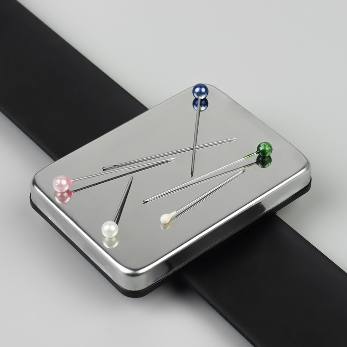 Игольница магнитная на руку, 24 &times; 5,5 см, цвет МИКС