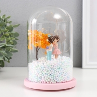 Сувенир пластик свет "Парочка у желтого дерева" МИКС 11х11х16 см