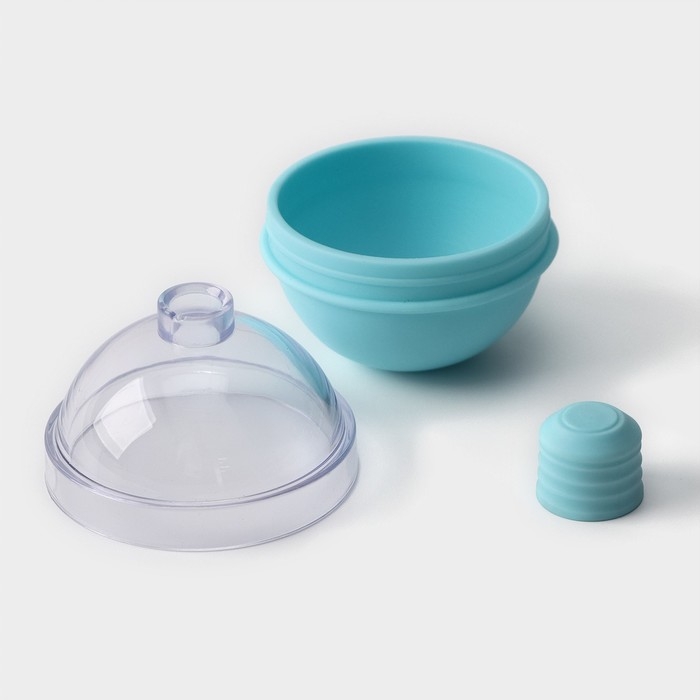 Форма для льда &laquo;Шар&raquo;, d=7 см, цвет бирюзовый