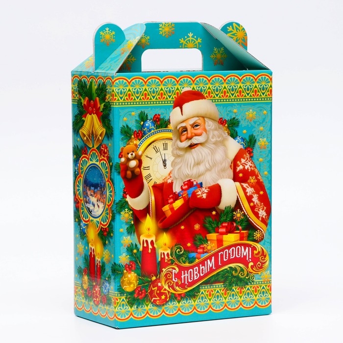 Новый год. Подарочная коробка новогодняя Сказка в Дом 18,5 х 10 х 30,5 см. Новый год. Подарочная коробка новогодняя Сказка в Дом 18,5 х 10 х 30,5 см.