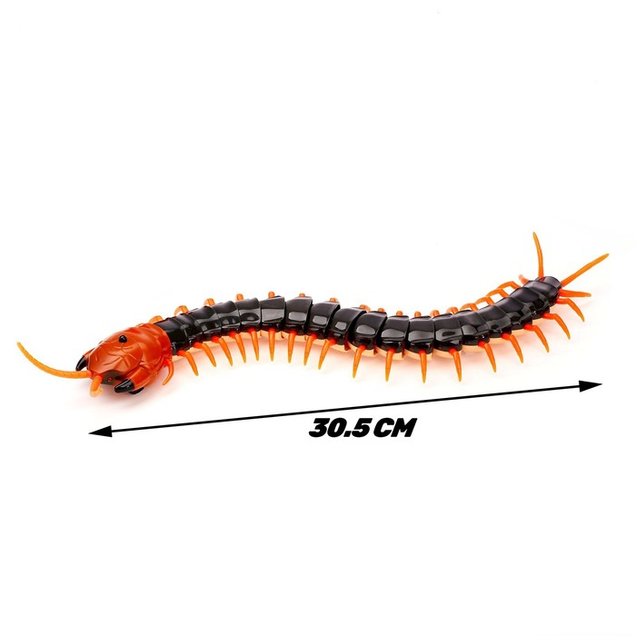 Животное радиоуправляемое «Сороконожка», работает от аккумулятора, свет, МИКС Животное радиоуправляемое «Сороконожка», работает от аккумулятора, свет, МИКС