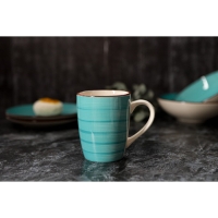 Кружка керамическая Доляна «Морской мир», 360 мл, цвет голубой Кружка керамическая Доляна «Морской мир», 360 мл, цвет голубой