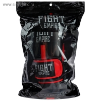 Перчатки боксёрские соревновательные FIGHT EMPIRE, чёрно-красные, размер 10 oz