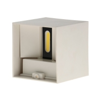 Светильник фасадный &laquo;Куб&raquo;, FSD-062, 6 Вт, 4000К, регулир. луч, IP65, 220 В, пластик, белый   1008423