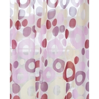 Тюль "Этель"Калейдоскоп (лиловый) б/ утяжелителя, ширина 140 см, высота 250 см
