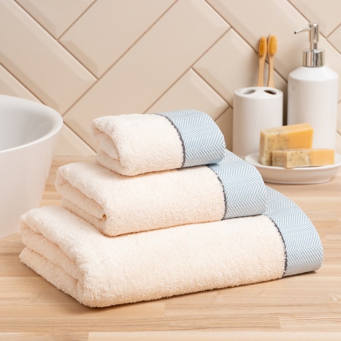 Полотенце махровое Love Life &laquo;Бриз&raquo; 30х50 см, аквамарин