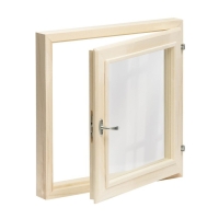 Окно, 60&times;60см, двойное стекло ЛИПА