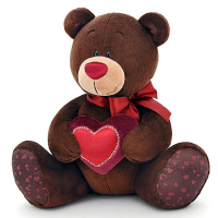 Мягкая игрушка &laquo;Медведь Choco с сердцем&raquo;, 20 см