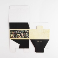 Коробка подарочная новогодняя складная &laquo;Present&raquo;, 15 х 15 х 7 см, Новый год