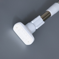 Карниз для ванной Доляна, телескопический,d=3,5 см, 90-160 см, усиленный, цвет серый