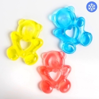 Прорезыватель охлаждающий с водой &laquo;Мишка&raquo;, цвет МИКС, Крошка Я