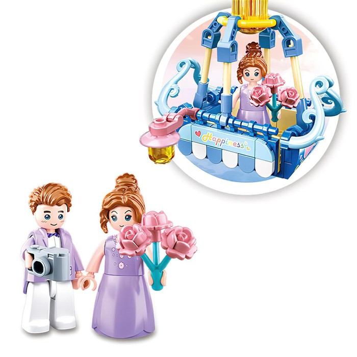 Конструктор Розовая Мечта «Воздушный шар», 124 детали Конструктор Розовая Мечта «Воздушный шар», 124 детали