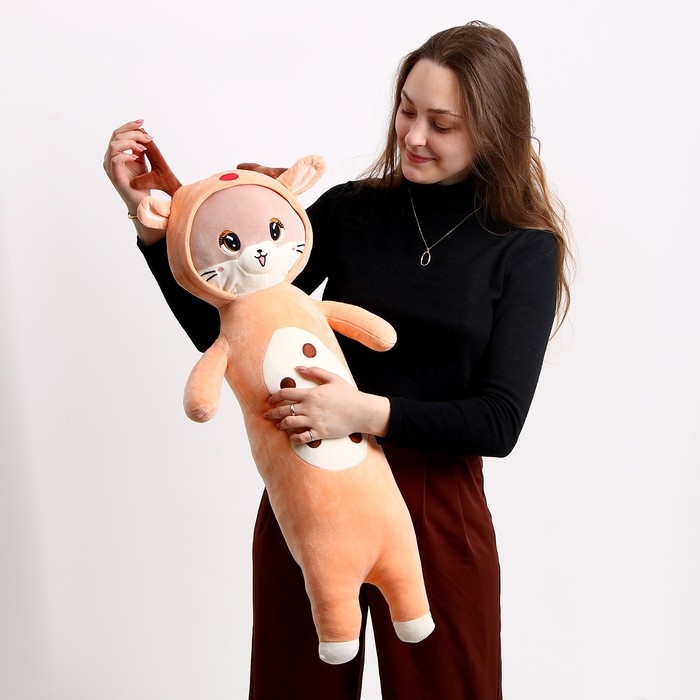 Мягкая игрушка &laquo;Котик&raquo;, в костюме оленёнка, 90 см