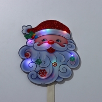 Топпер светящийся "Дедушка мороз" 21х73 см Топпер светящийся "Дедушка мороз" 21х73 см