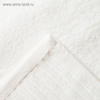 Полотенце махровое Этель &laquo;Минимализм&raquo; 70*140 см, цв. белый 100% хл, 360 гр/м2