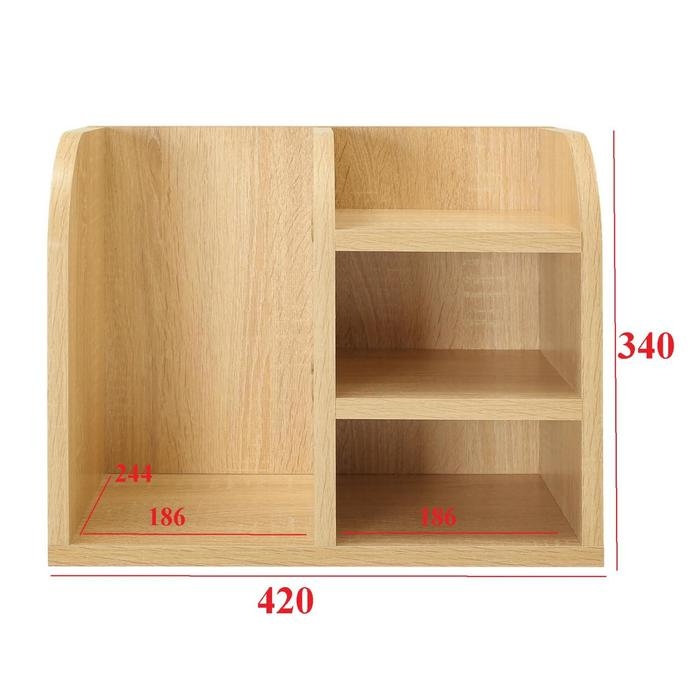 Подставка органайзер настольный Лео №1, 420х260х340, Дуб сонома