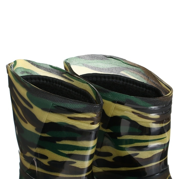 Сапоги мужские С-10РУ, ПВХ, утепленные, камуфляж МИКС, размер 41 (262)