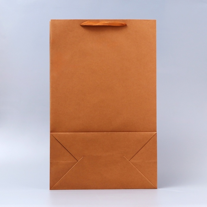 Пакет крафт без печати, 38 х 60 х 20 см 210 гр