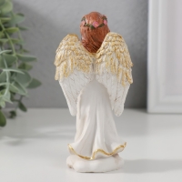 Сувенир полистоун "Ангел-девушка с книгой поёт" 12,5х6,5х5,3 см