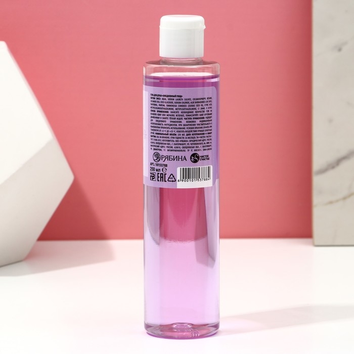 Подарочный набор косметики «Нежная забота», гель для душа 250 мл и мочалка для тела, ЧИСТОЕ СЧАСТЬЕ Подарочный набор косметики «Нежная забота», гель для душа 250 мл и мочалка для тела, ЧИСТОЕ СЧАСТЬЕ