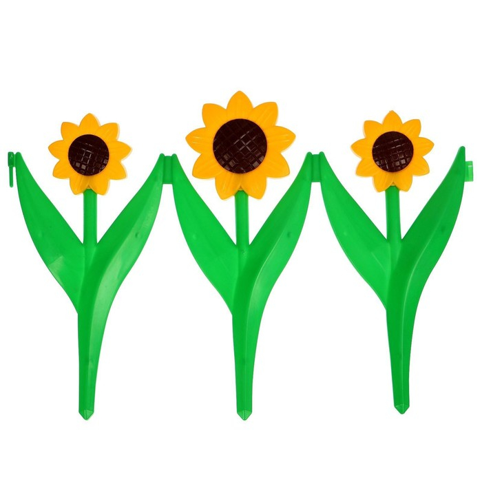 Ограждение декоративное, 32.5 × 225 см, 5 секций, пластик, жёлтый цветок «Ромашка» Ограждение декоративное, 32.5 × 225 см, 5 секций, пластик, жёлтый цветок «Ромашка»