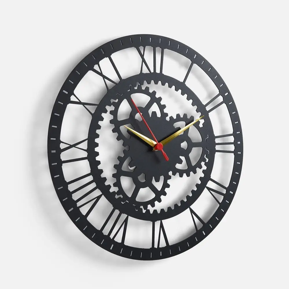 Часы &laquo;Ход времени&raquo;, черные