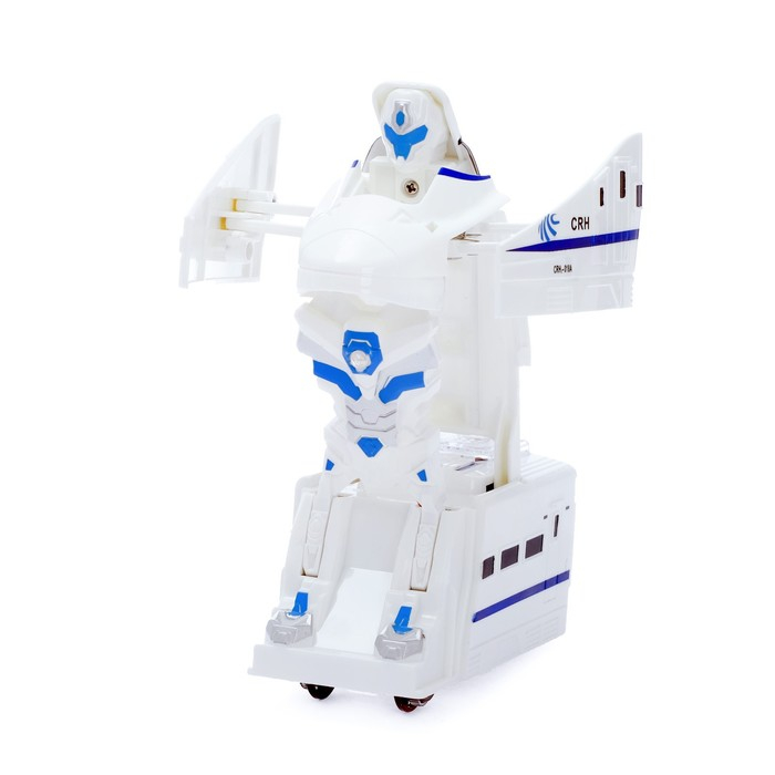 Железная дорога &laquo;Робот&raquo;, работает от батареек, свет и звук