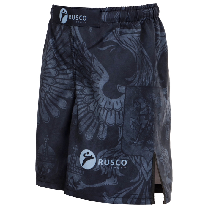 Шорты для MMA детские Rusco Sport BLACK HERB, р. XL