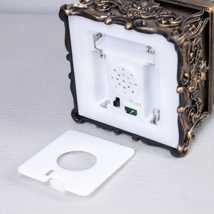 Светодиодная фигура &laquo;Фонарь с щелкунчиком&raquo; 13.5 &times; 28.5 &times; 13.5 см, пластик, батарейки ААх3 (не в комплекте), USB, свечение тёплое белое