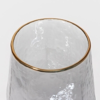 Набор бокалов для вина стеклянный Magistro &laquo;Дарио&raquo;, 500 мл, 10&times;25 см, 6 шт, цвет графит