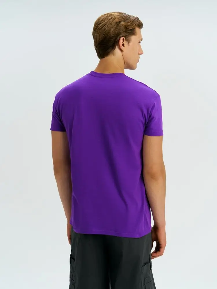 Футболка Regent 150 темно-фиолетовая, размер XL