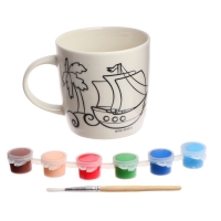 Набор для творчества. Лунная роспись кружки &laquo;Самый смелый&raquo; Пират 300 мл